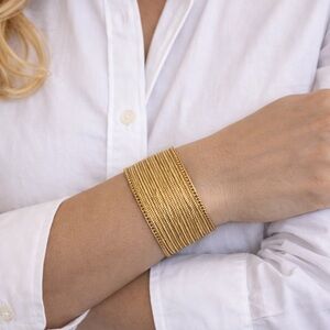 Gold Multi-Chain Magnetic Bracelet - Women Jewelry
